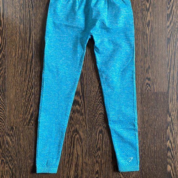 Gymshark Small Blue Seamless Tights - Picture 3 of 3